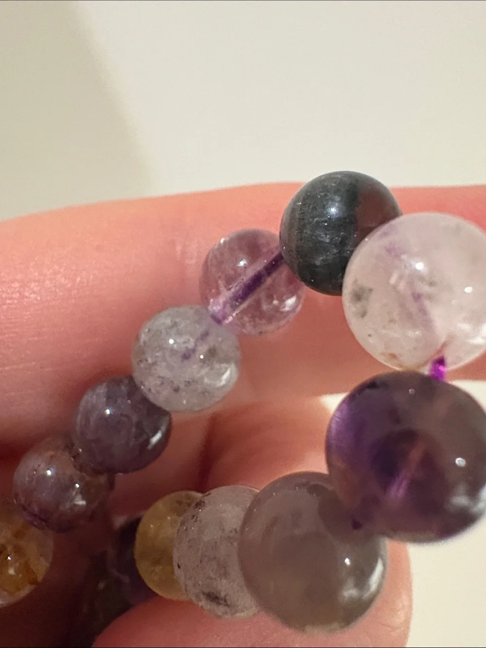 Multicolor Natural Gemstone Beaded Bracelet - Women's Stretch Bracelet